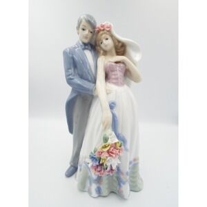 #62 - Formalities by Baum Bros Porcelain Wedding Bride and Groom Figurine